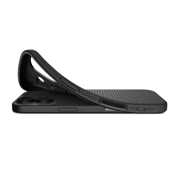 Spigen Liquid Air Case за iPhone 17 - черен мат