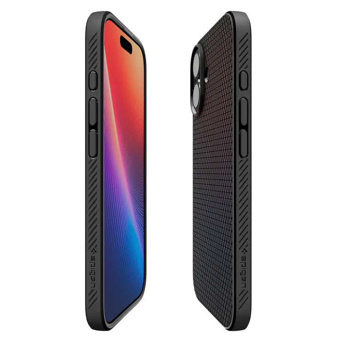Spigen Liquid Air Case за iPhone 17 - черен мат