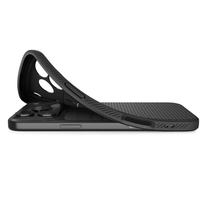 Spigen Liquid Air Case за iPhone 17 Pro - черен мат