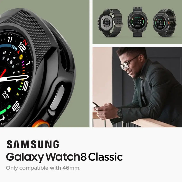 Spigen Liquid Air Case за Samsung Galaxy Watch 8 Classic 46