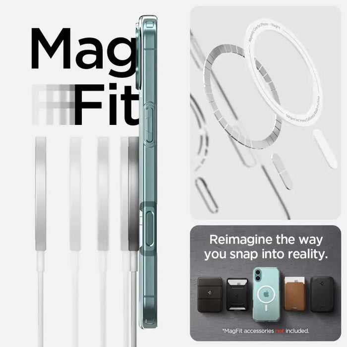 Spigen Liquid Crystal Mag Case с MagSafe за iPhone 16