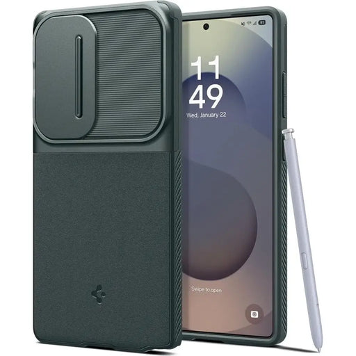 Spigen Optik Armor Case за Samsung Galaxy S25 Ultra - зелен