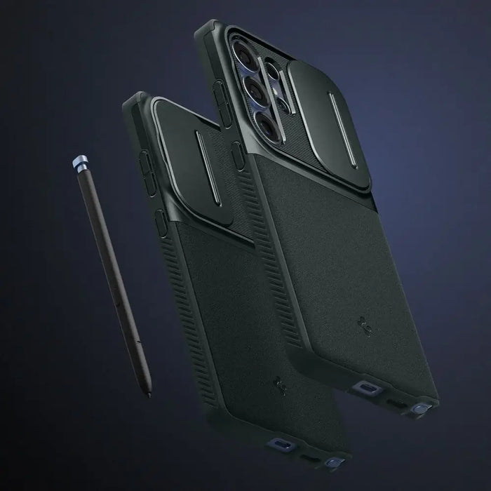 Spigen Optik Armor Case за Samsung Galaxy S25 Ultra - зелен