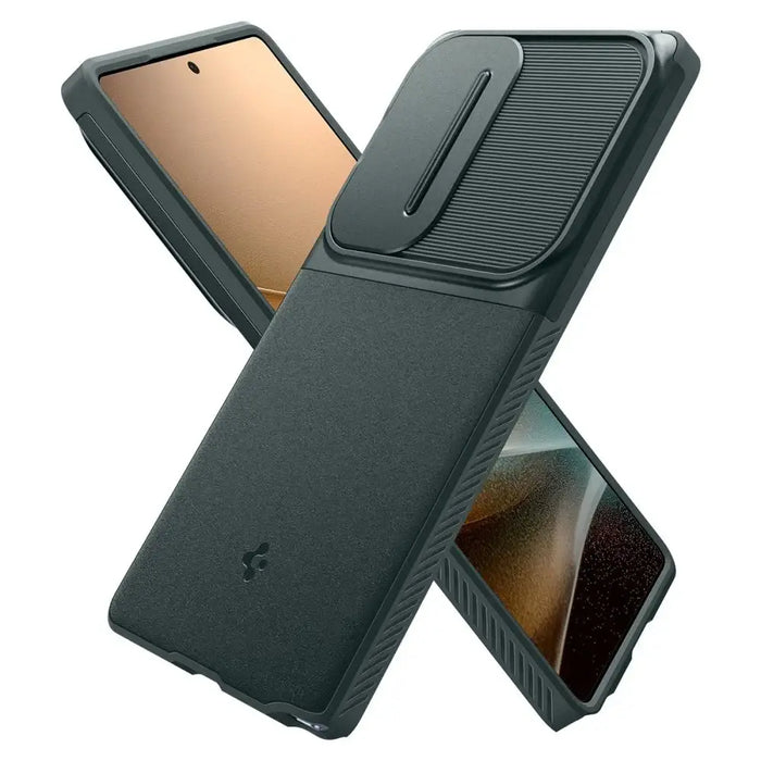 Spigen Optik Armor Case за Samsung Galaxy S25 Ultra - зелен