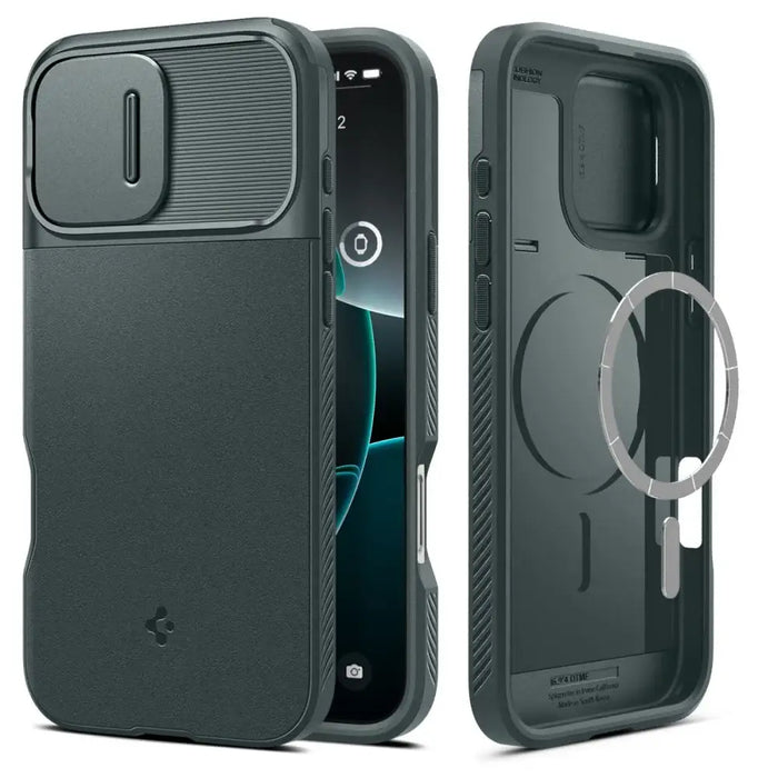Spigen Optik Armor Mag Case с MagSafe за iPhone 16 Pro Max