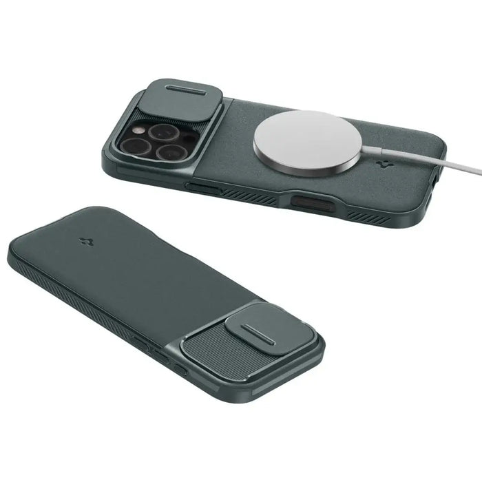 Spigen Optik Armor Mag Case с MagSafe за iPhone 16 Pro