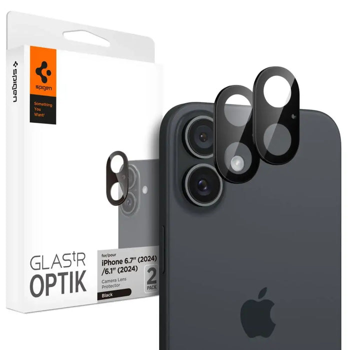 Spigen Optik GLAS.TR Camera Protector 2-PACK за iPhone 16