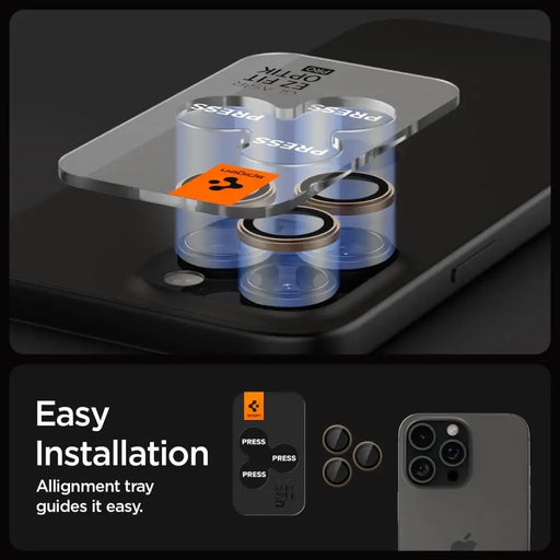 Spigen Optik Pro GLAS.TR ”EZ FIT” Camera Protector 2-PACK