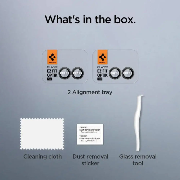 Spigen Optik Pro HD Glas.TR EZ Fit 2 пакета протектор