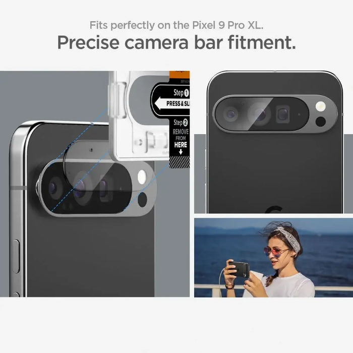 Spigen Optik.tR Ez Fit закалено стъкло за протектор
