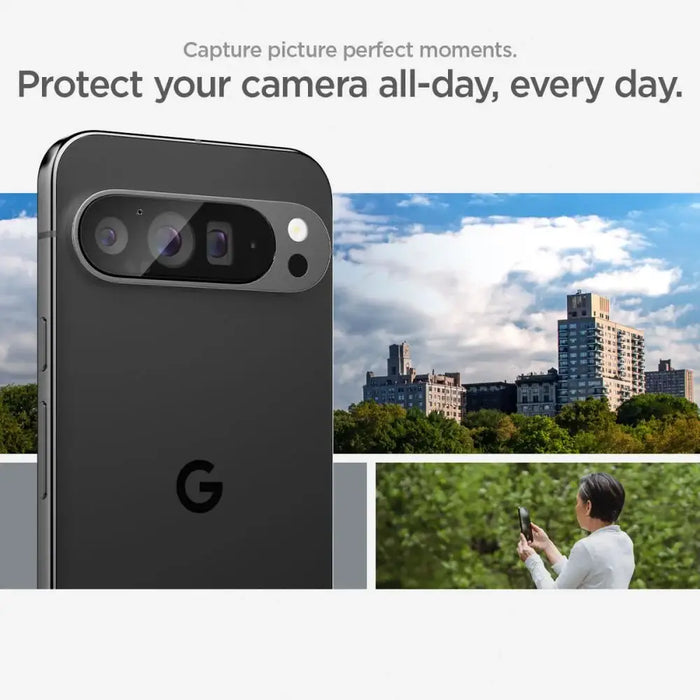 Spigen Optik.tR Ez Fit закалено стъкло за протектор