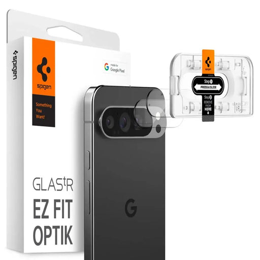 Spigen Optik.tR Ez Fit закалено стъкло за протектор