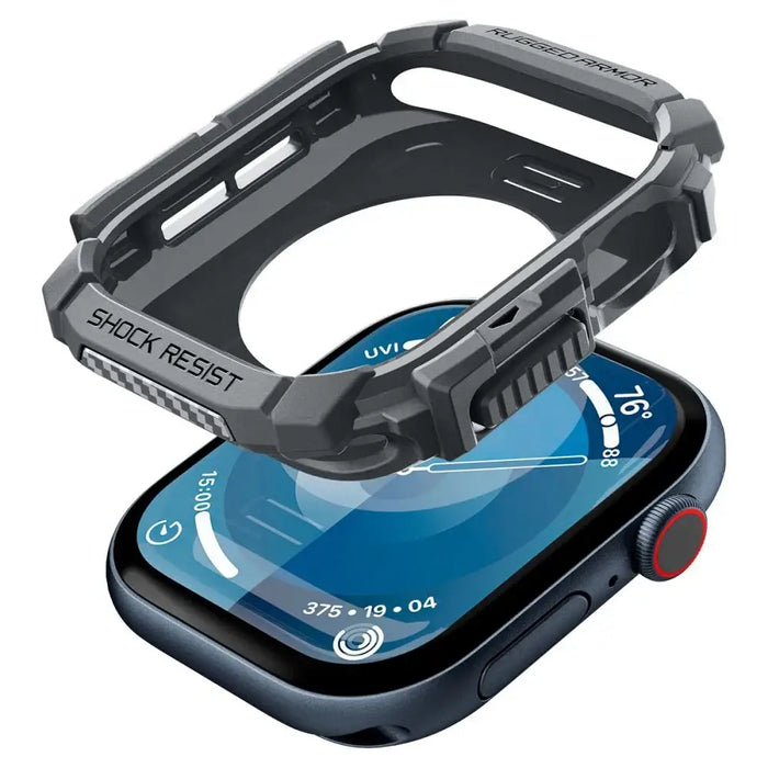 Spigen Rugged Armor Case за Apple Watch 10 46 мм - сив