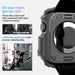 Spigen Rugged Armor Case за Apple Watch 10 46 мм - сив