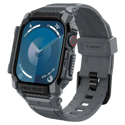 Spigen Rugged Armor Case за Apple Watch 10 46 мм - сив