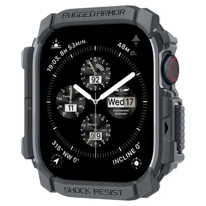 Spigen Rugged Armor Case за Apple Watch 10 46 мм - сив