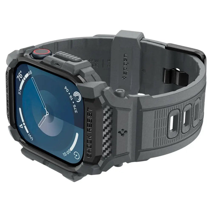 Spigen Rugged Armor Case за Apple Watch 10 46 мм - сив