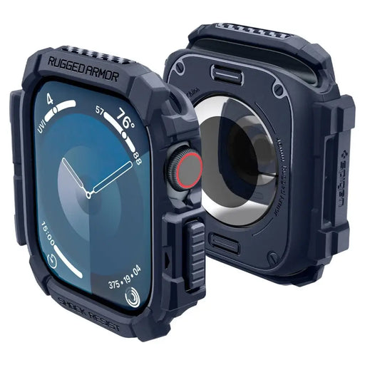 Spigen Rugged Armor Case за Apple Watch 10 46mm - Navy Blue