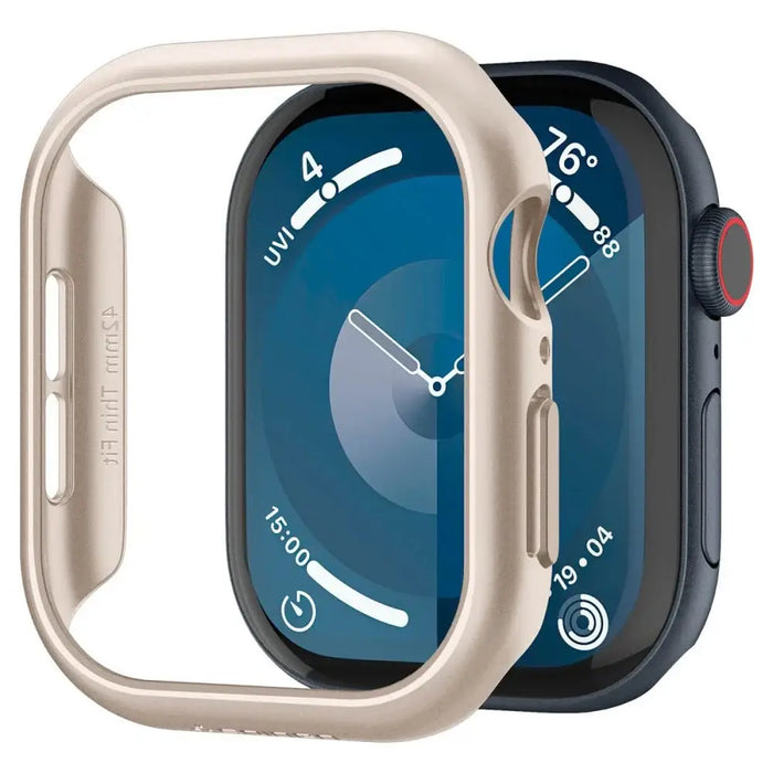Spigen Thin Fit Case за Apple Watch 10 42 мм - бежов
