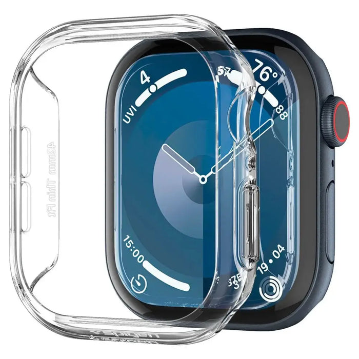 Spigen Thin Fit Case за Apple Watch 10 42 мм - прозрачен