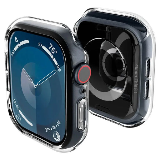 Spigen Thin Fit Case за Apple Watch 10 46 мм - прозрачен
