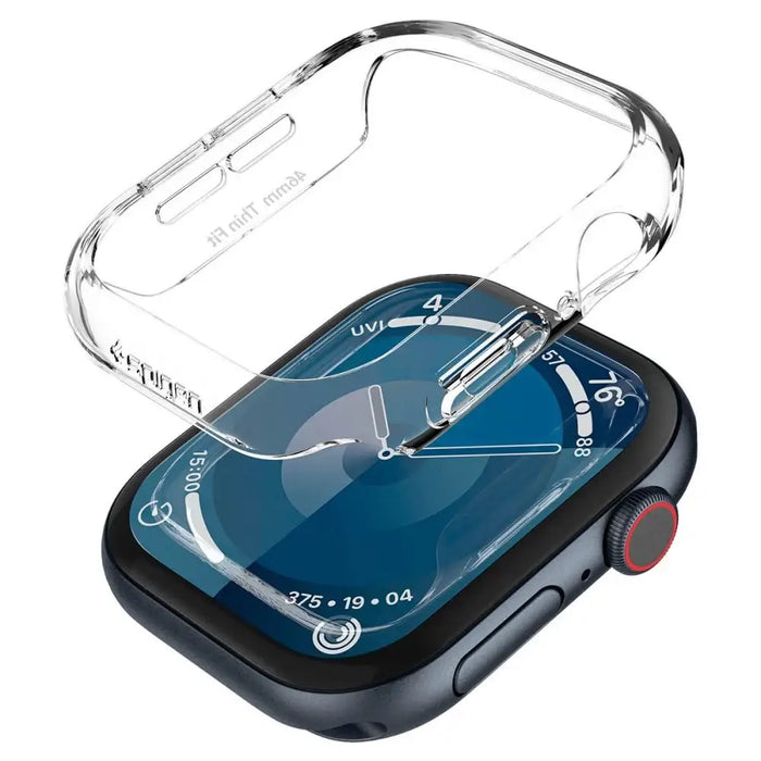 Spigen Thin Fit Case за Apple Watch 10 46 мм - прозрачен