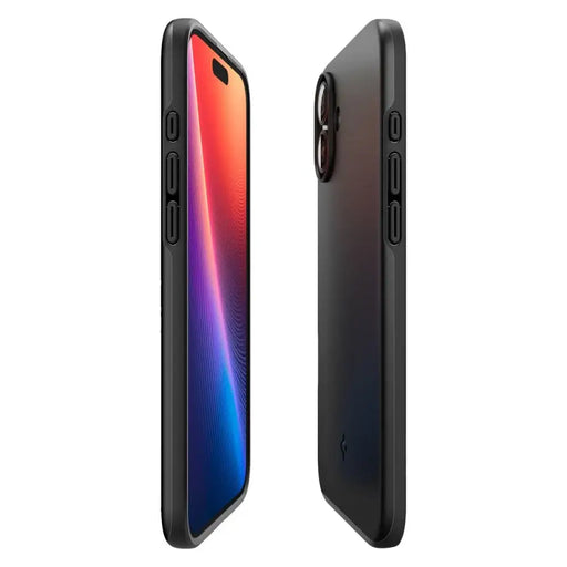 Spigen Thin Fit Mag Case с MagSafe за iPhone 16 - черен