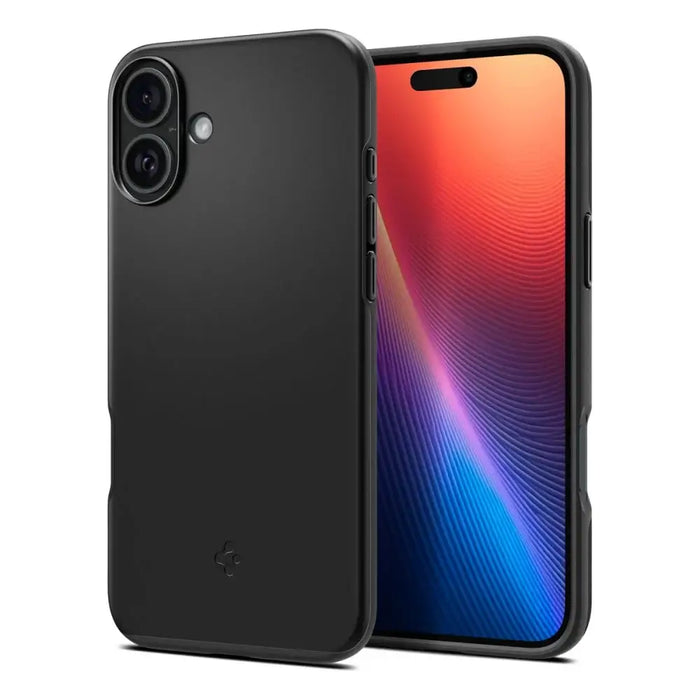 Spigen Thin Fit Mag Case с MagSafe за iPhone 16 - черен