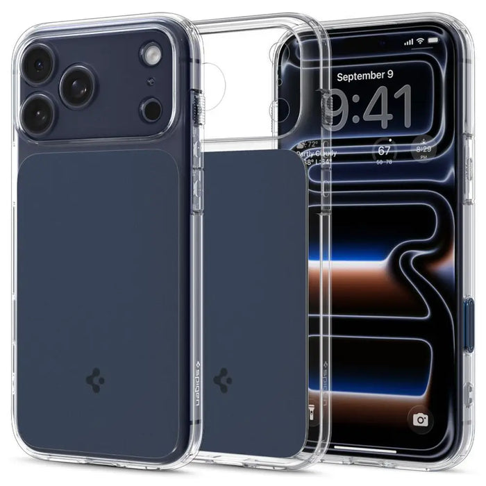 Spigen Thin Fit MagSafe калъф за iPhone 17 Pro - прозрачен