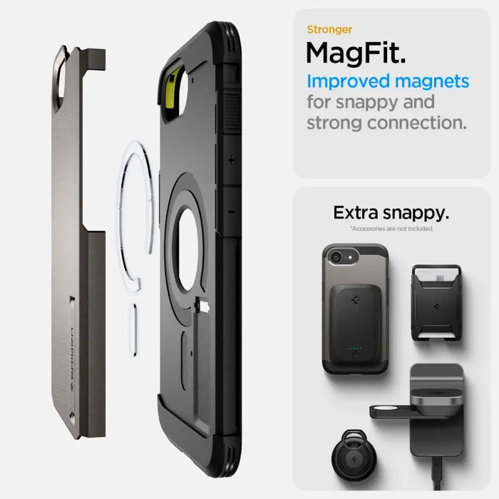 Spigen Tough Armor Case with MagSafe за iPhone 16e