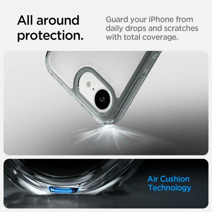 Spigen Ultra Hybrid Case за iPhone 16e - сив