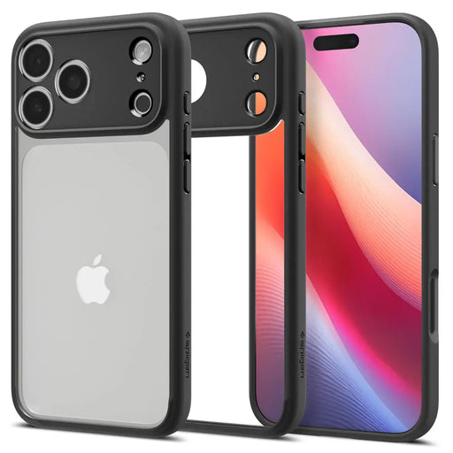 Spigen Ultra Hybrid Case за iPhone 17 Pro Max - черен мат