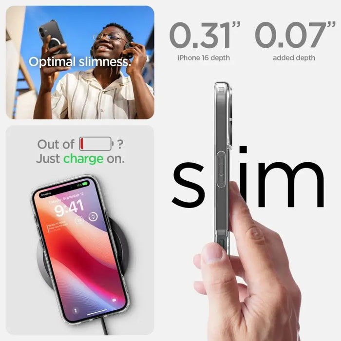 Spigen Ultra Hybrid Mag Case с MagSafe за iPhone 16 Plus