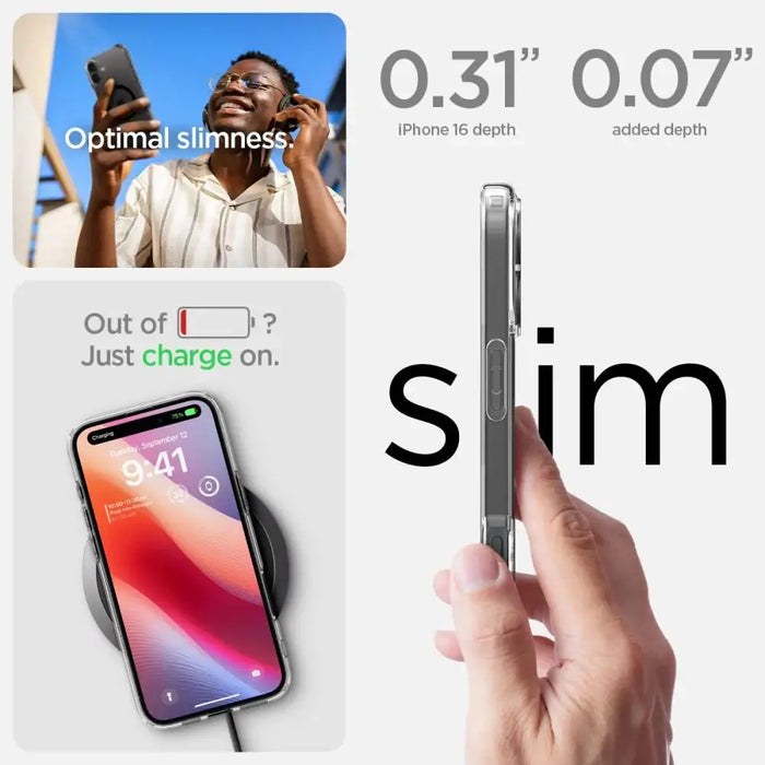 Spigen Ultra Hybrid Mag Case с MagSafe за iPhone 16 Plus