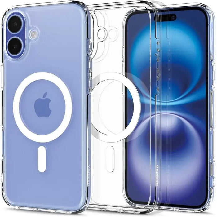Spigen Ultra Hybrid MagSafe за iPhone 16 - бял