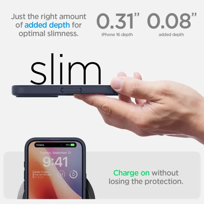 Spigen Ultra Hybrid MagSafe за iPhone 16 - син