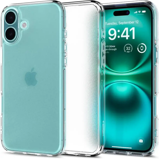 Spigen Ultra Hybrid за iPhone 16 - Прозрачен