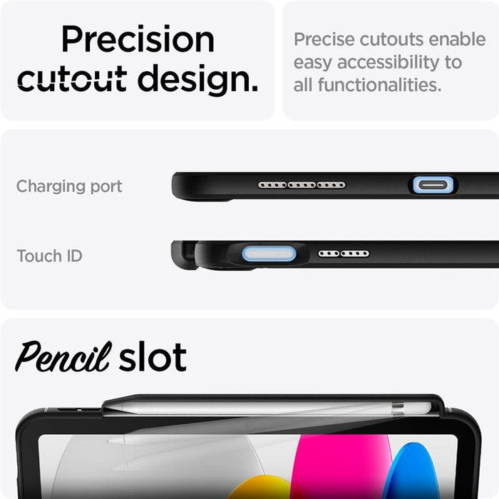 Spigen RUGGED ARMOR IPAD 10.9 2022 МАТОВ ЧЕРЕН