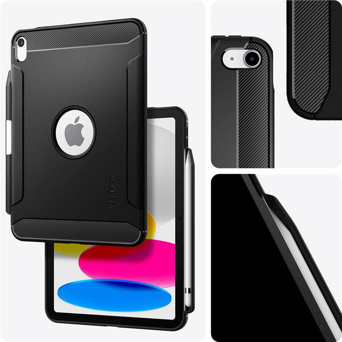 Spigen RUGGED ARMOR IPAD 10.9 2022 МАТОВ ЧЕРЕН