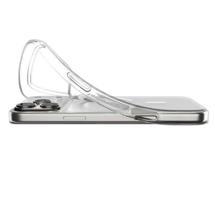 Калъф Spigen Liquid Crystal MagSafe за iPhone 17 Pro - прозрачен и бял