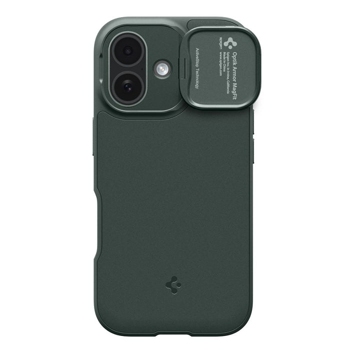 Калъф Spigen Optik Armor MagSafe iPhone 17 - зелен