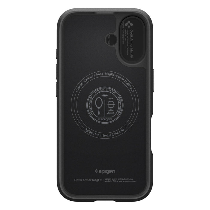 Калъф Spigen Optik Armor MagSafe за iPhone 17 - черен