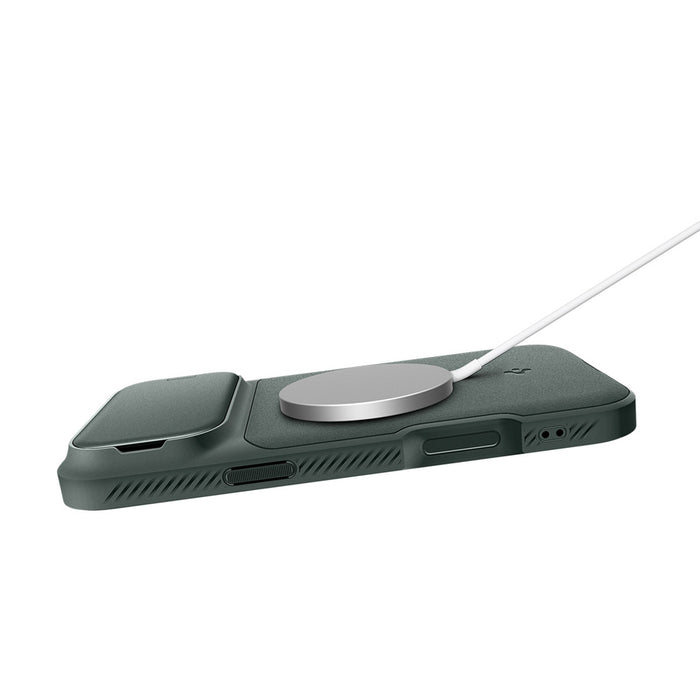 Калъф Spigen Optik Armor MagSafe за iPhone 17 Pro Max - зелен