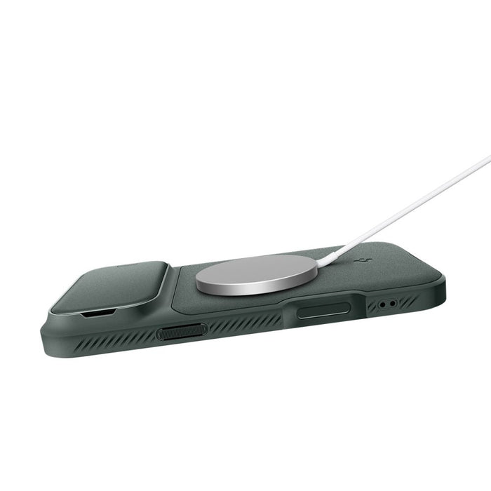 Калъф Spigen Optik Armor MagSafe за iPhone 17 Pro Max - зелен