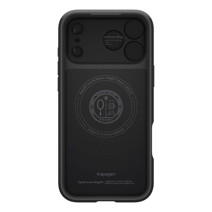 Калъф Spigen Optik Armor MagSafe за iPhone 17 Pro Max - черен