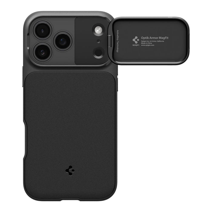 Калъф Spigen Optik Armor MagSafe за iPhone 17 Pro Max - черен