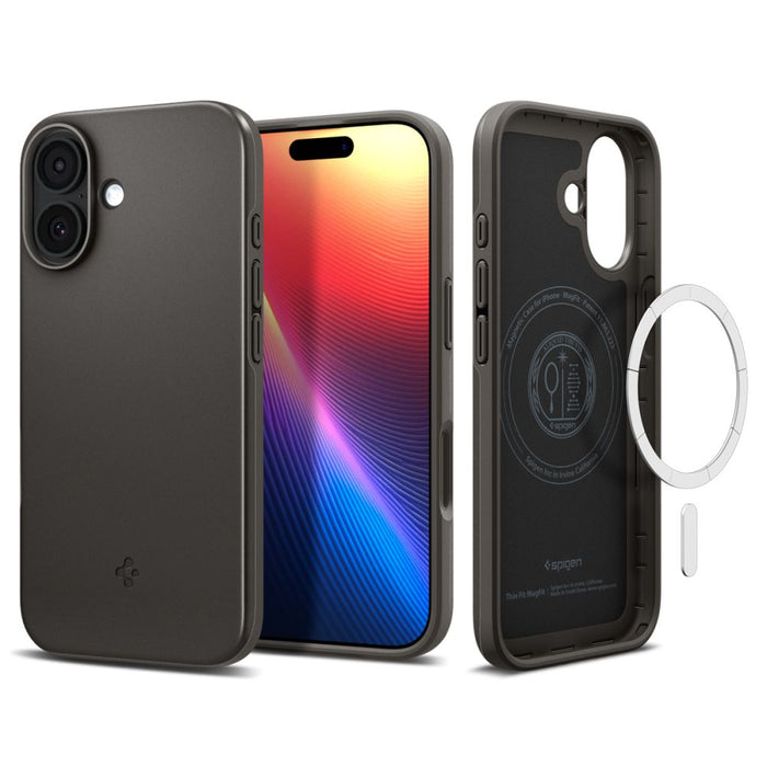 Калъф Spigen Thin Fit MagSafe за iPhone 17 - сив