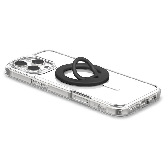 Магнитен пръстен Spigen Dual Pop Mag MagSafe за телефон - черен