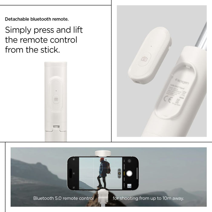 Селфи стик Spigen S541W Bluetooth - бял