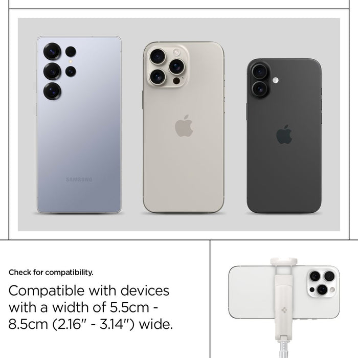 Селфи стик Spigen S541W Bluetooth - бял